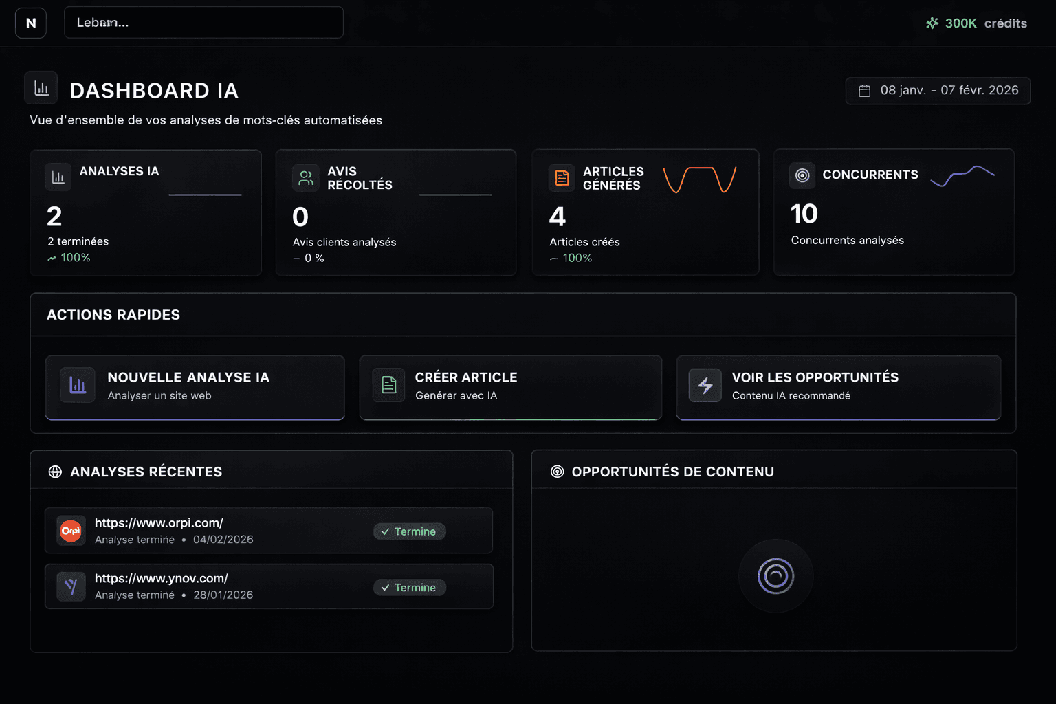 Module acquisition et SEO getMax